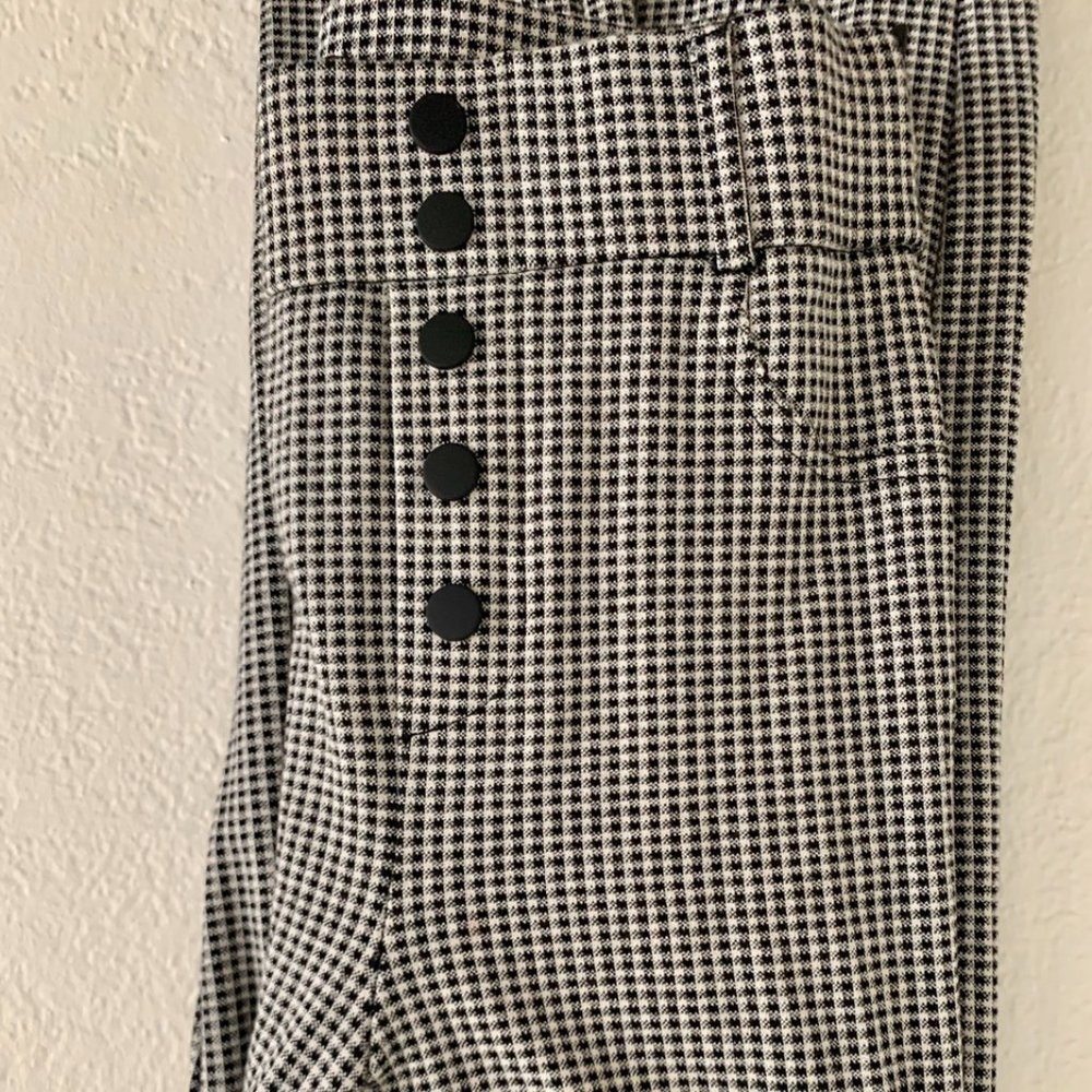 Zara High Rise Checked Leggings